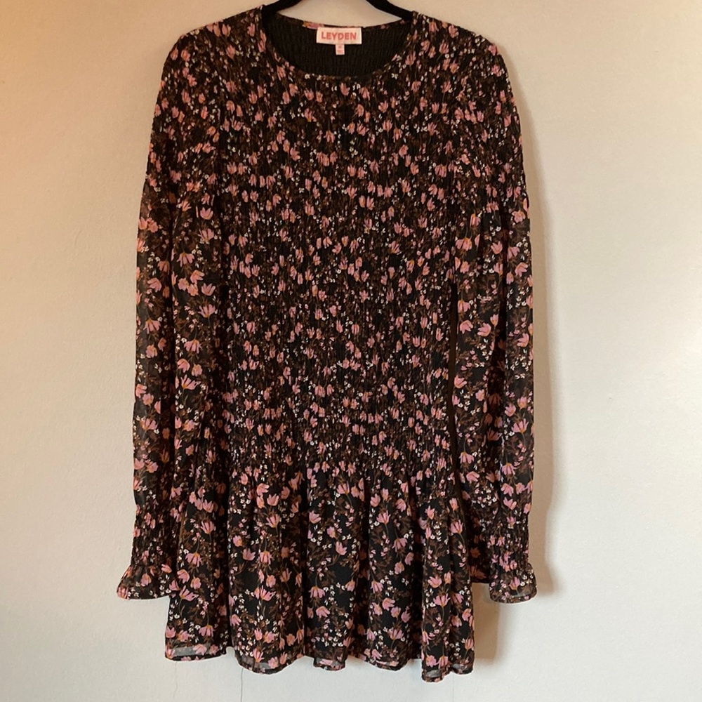Sheer flowered dress